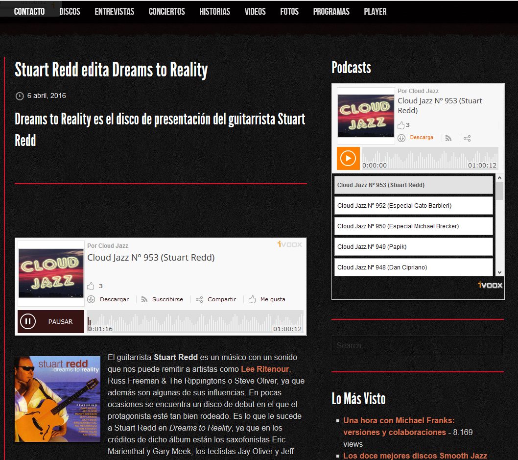 Stuart Redd's Dreams to Reality Played in Madrid, Spain